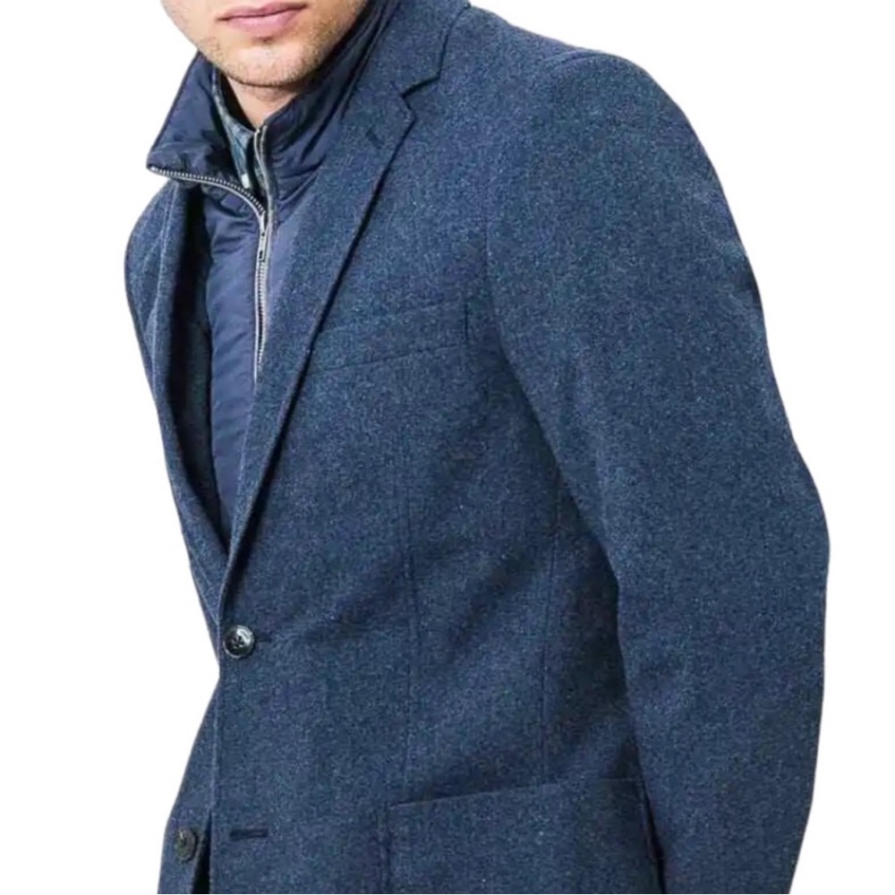 (M) 7 diamonds pea coat jacket